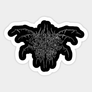 Cinnamon Toast Crunch - Death Metal Logo Sticker